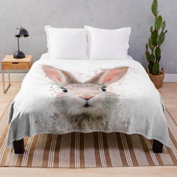 Item preview, Rabbit watercolor animals nursery decor designed and sold by DelzStudio.