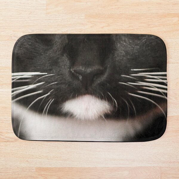 Item preview, Black and White Cat Whiskers designed and sold by Nerdy-Tees.