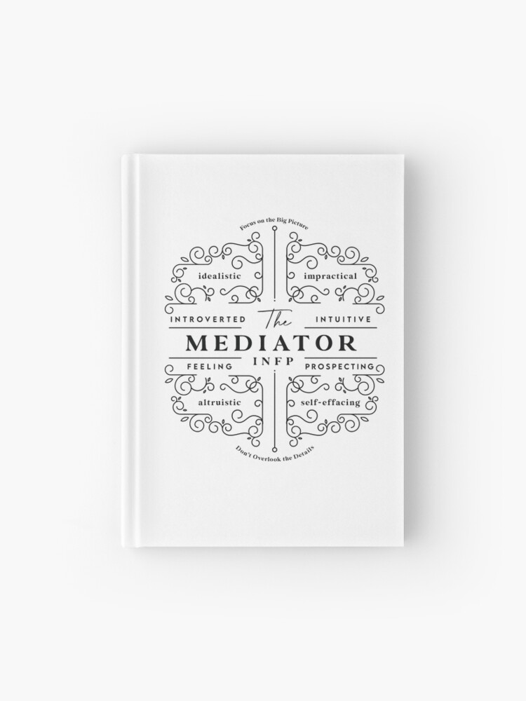Infp Mediator Personality Type Traits Mbti Hardcover Journal For Sale By Bless Up Store Redbubble