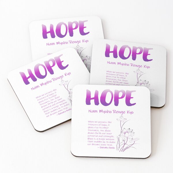 Item preview, Hope - Nam Myoho Renge Kyo - Buddhism designed and sold by KpopMamas.