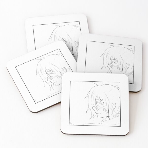 Item preview, Mitsuba's smile line art designed and sold by Lilsparrowtoons.