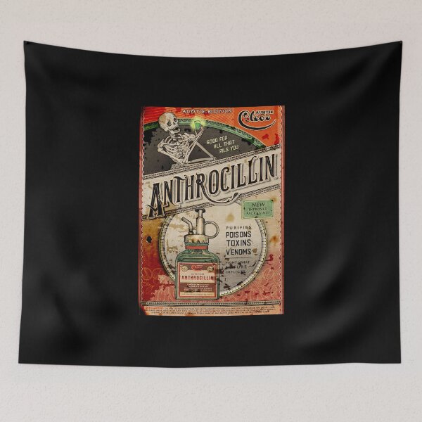 Item preview, Outer Worlds: Anthrocillin Poster Distressed designed and sold by AmberFTVault.