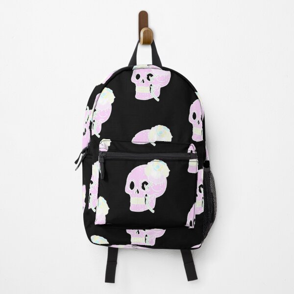 Item preview, Cute Pastel Halloween Flower Skull Occult Emo Alternative designed and sold by RKSDesigns.