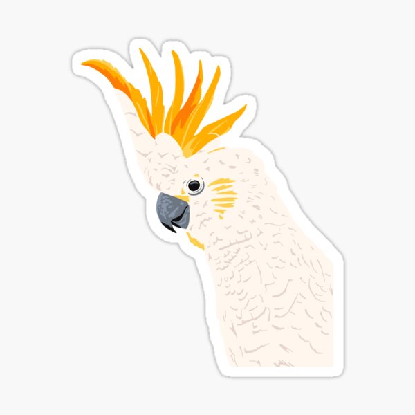 Item preview, Citron Crested Cockatoo Portrait designed and sold by GeoCreate.