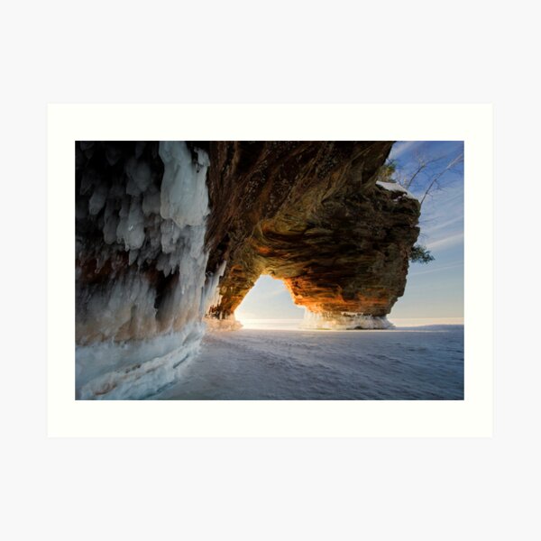 Fire and Ice, Apostle Islands, WI Art Print