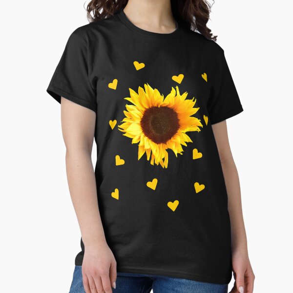 Item preview, Sunflower, heart, hearts, flower, yellow, floral designed and sold by rhnaturestyles.