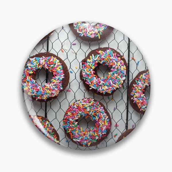 Item preview, Delicious Chocolate Sprinkled Donuts designed and sold by newburyboutique.