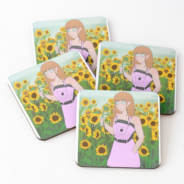 Item preview, Girl in sunflowerfield designed and sold by KaidasDoodles.