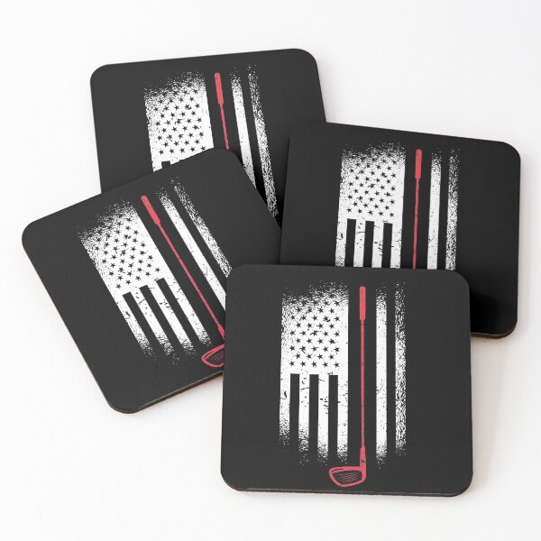 Item preview, American flag golf clubs vintage designed and sold by Grimbart.