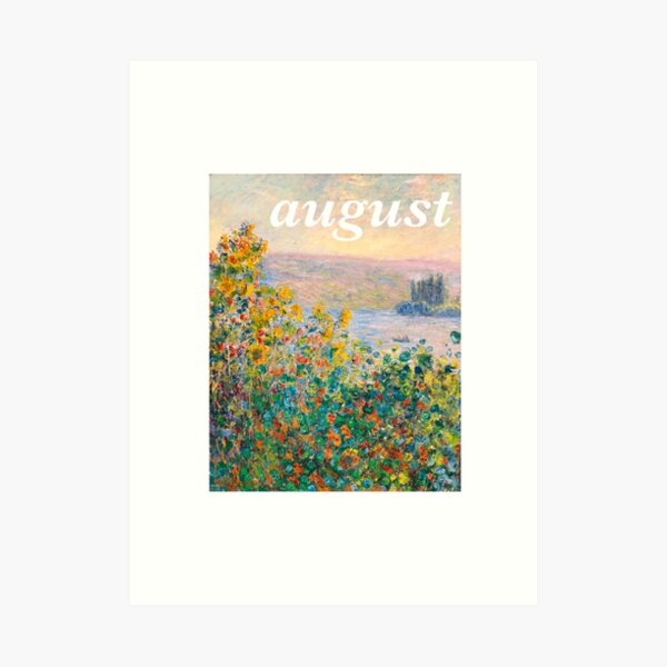 Agosto Tayor Swift Monet Lámina artística