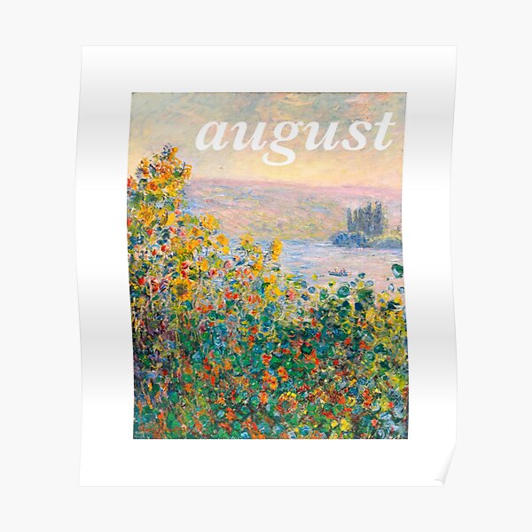 August Tayor Swift Monet Poster