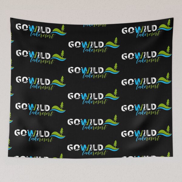 Item preview, GOWILD Lakeresort Logo white designed and sold by GOWILDstyle.