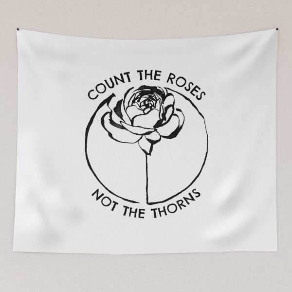 Item preview, Count the Roses || Flower Quote designed and sold by worktheangle.