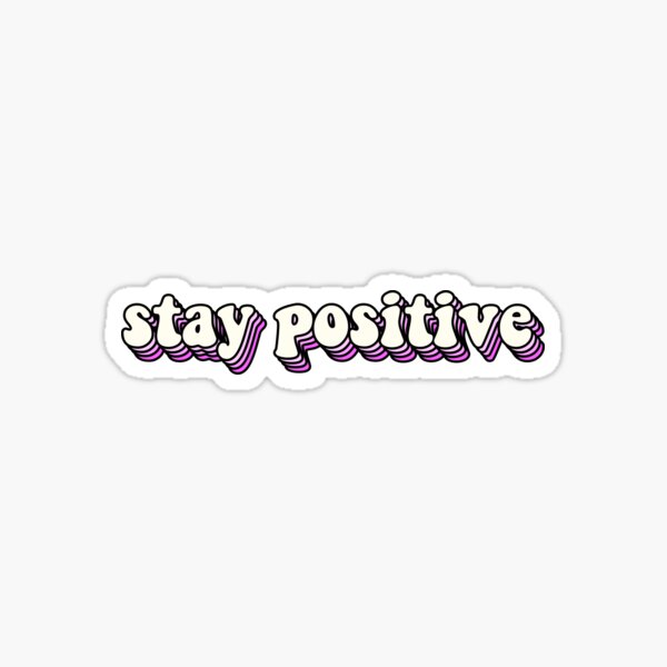 aesthetic pastel blue stay positive