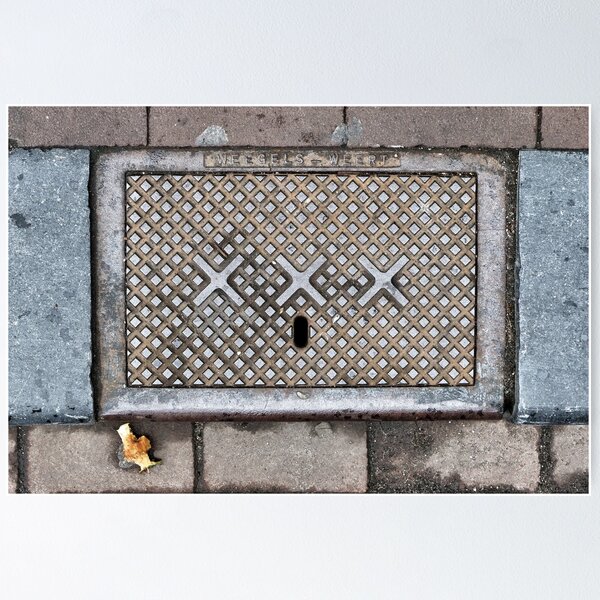 Aperçu de l'œuvre XXX Amsterdam utility cover créée et vendue par Marlene Hielema.