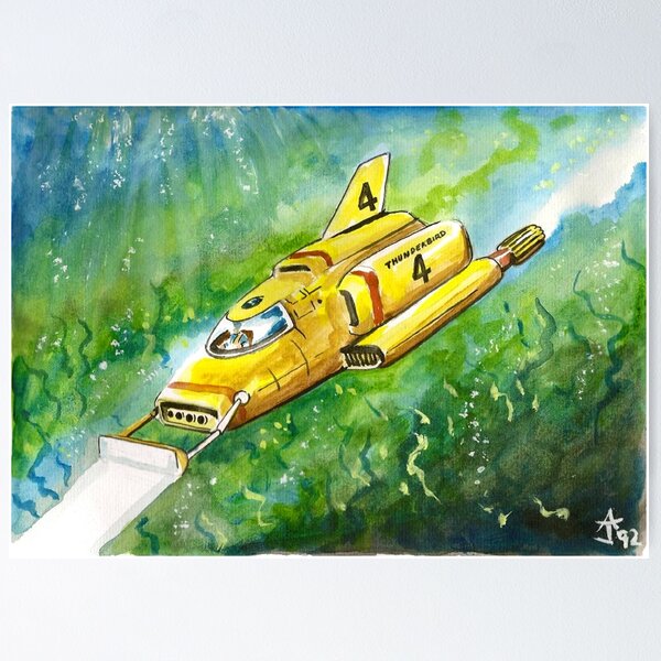 Item preview, Thunderbird 4 from Thunderbirds designed and sold by Creaturama.