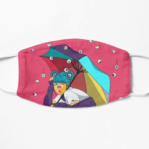 Eyeball Rain Flat Mask