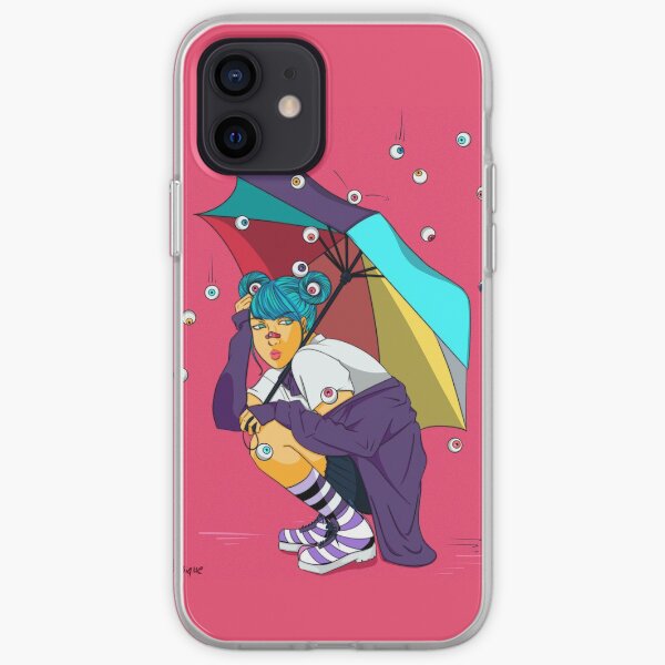 Eyeball Rain iPhone Soft Case