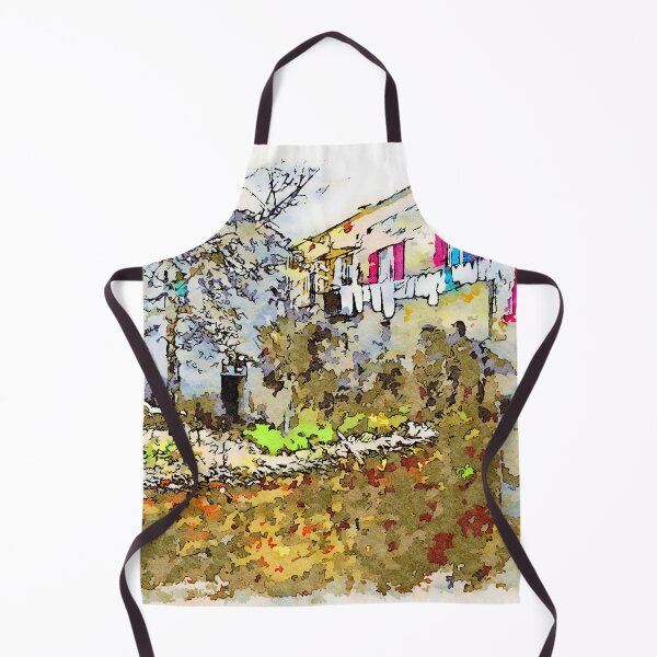 Item preview, Laureana Cilento: glimpse with garden and clothes hanging designed and sold by Giuseppe Cocco.
