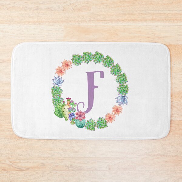 Item preview, Personalized Succulent Cactus Monogram Initial F designed and sold by TheFamilyVan.