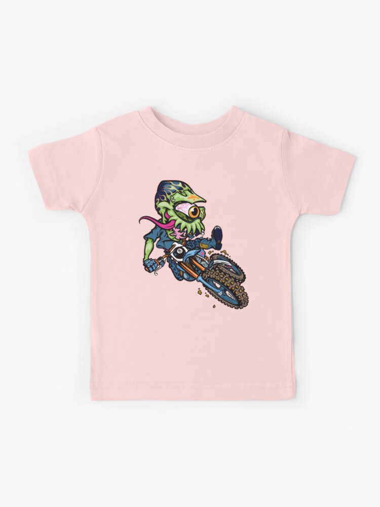 Kids T-shirts “Little Monster” with Textile Markers on