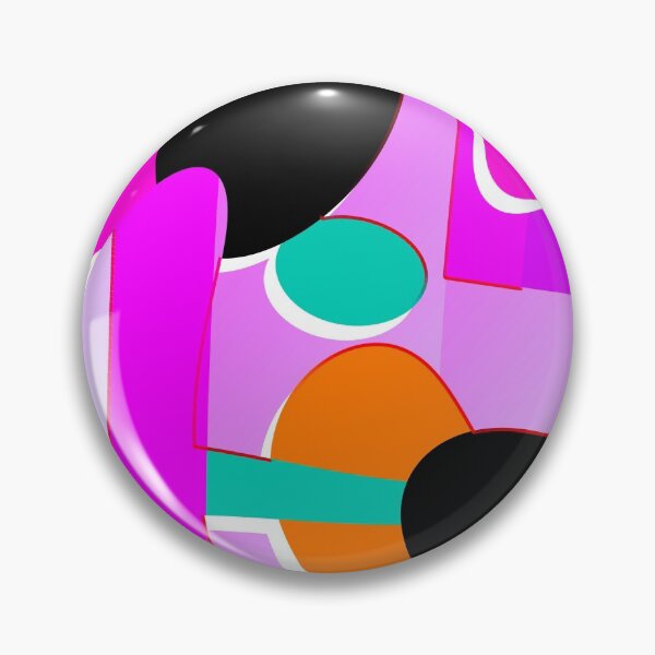 Item preview, Abstract Shapes 3D Colorful Geometric  Line Pattern / Liquid Psychedelic Art  designed and sold by GuitarZan's.