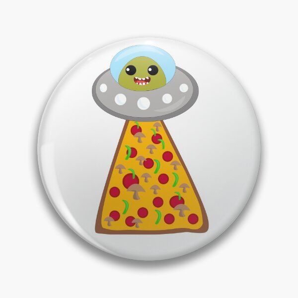 Item preview, Space Invaded By Pizza designed and sold by MclaughlinGifts.