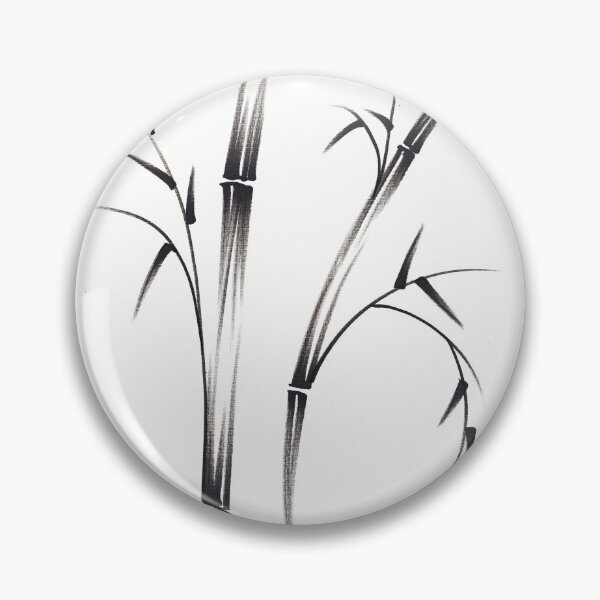 Item preview, "Morning"  sumi-e brush pen bamboo drawing/painting designed and sold by Rebecca Rees.