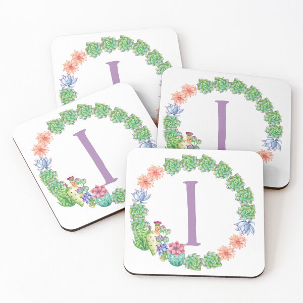 Item preview, Personalized Succulent Cactus Monogram Initial i designed and sold by TheFamilyVan.