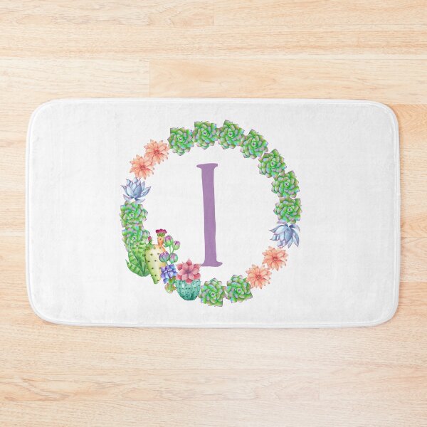 Item preview, Personalized Succulent Cactus Monogram Initial i designed and sold by TheFamilyVan.