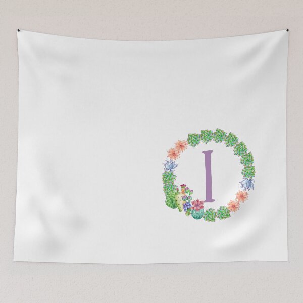 Item preview, Personalized Succulent Cactus Monogram Initial i designed and sold by TheFamilyVan.