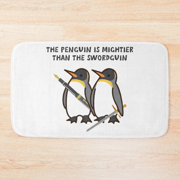 Item preview, The Penguin is mightierthan the Swordguin designed and sold by bullshirter.
