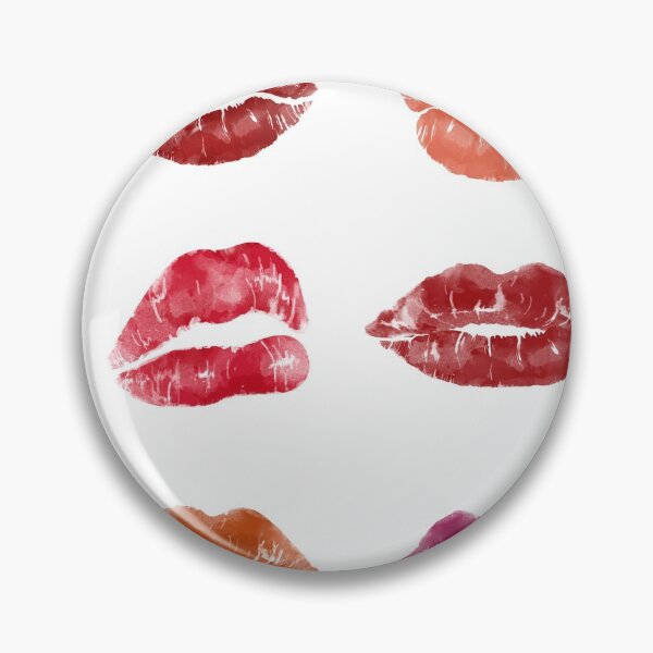 Item preview, Pink Lipstick Kisses Print designed and sold by newburyboutique.
