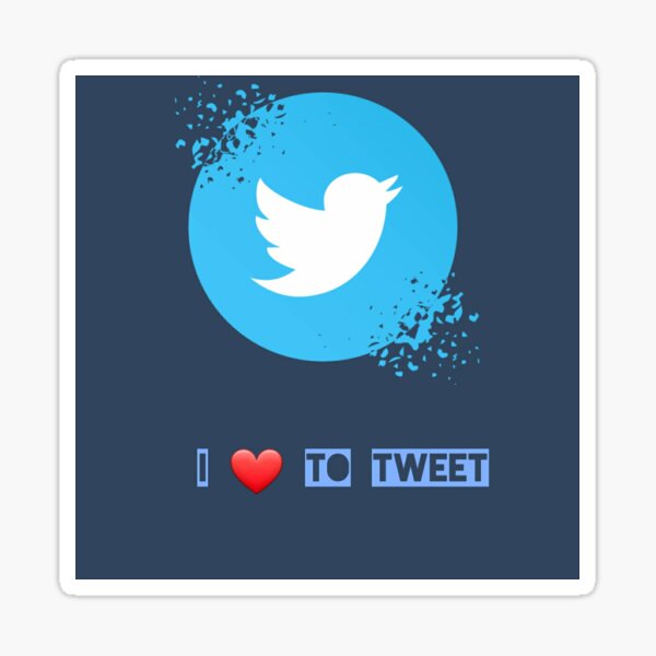 Twitter Bird Logo Stickers for Sale