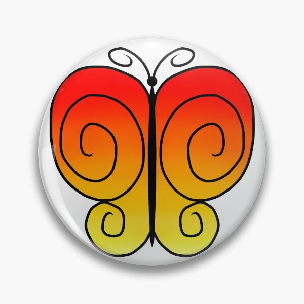 Item preview, A  tall butterfly in warm colors designed and sold by tusklik.