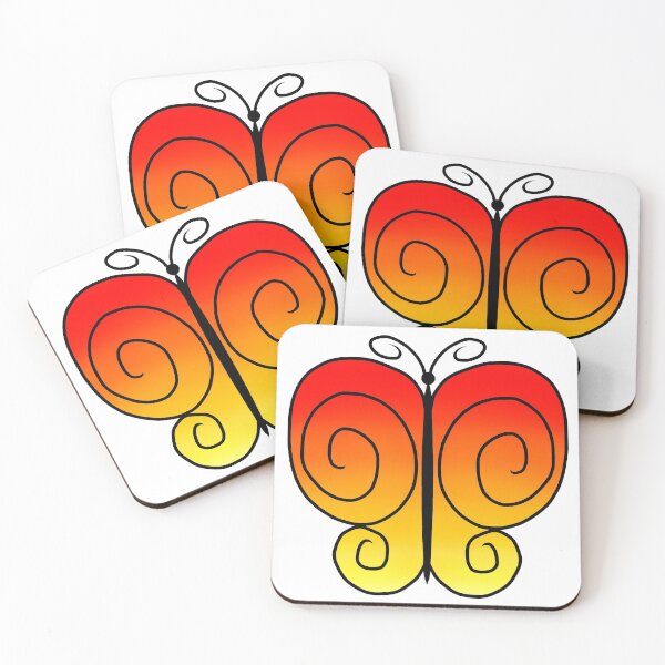 Item preview, A  tall butterfly in warm colors designed and sold by tusklik.