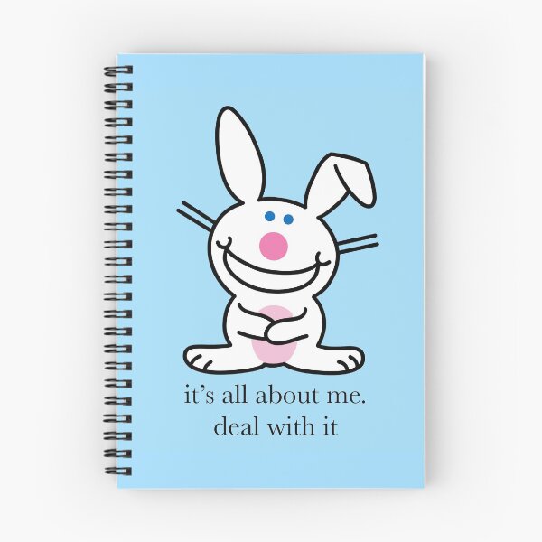 Item preview, Happy bunny  designed and sold by prettyuglyangel.