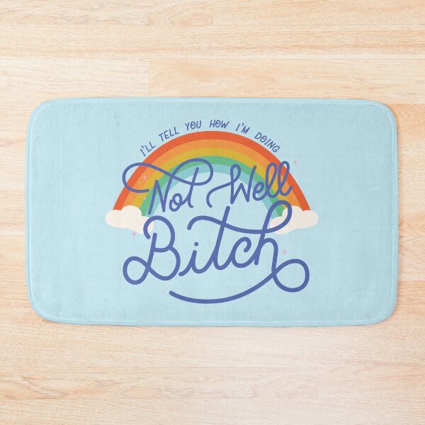 Item preview, Not Well Bitch - Rainbow designed and sold by Loverly123.