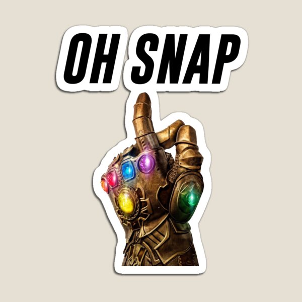 Thanos Magnets Redbubble - roblox untitled meme game how to get infinity gauntlet