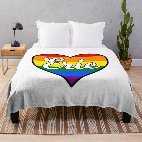 Item preview, Erie Pennsylvania Gay Pride Heart designed and sold by fearcity.