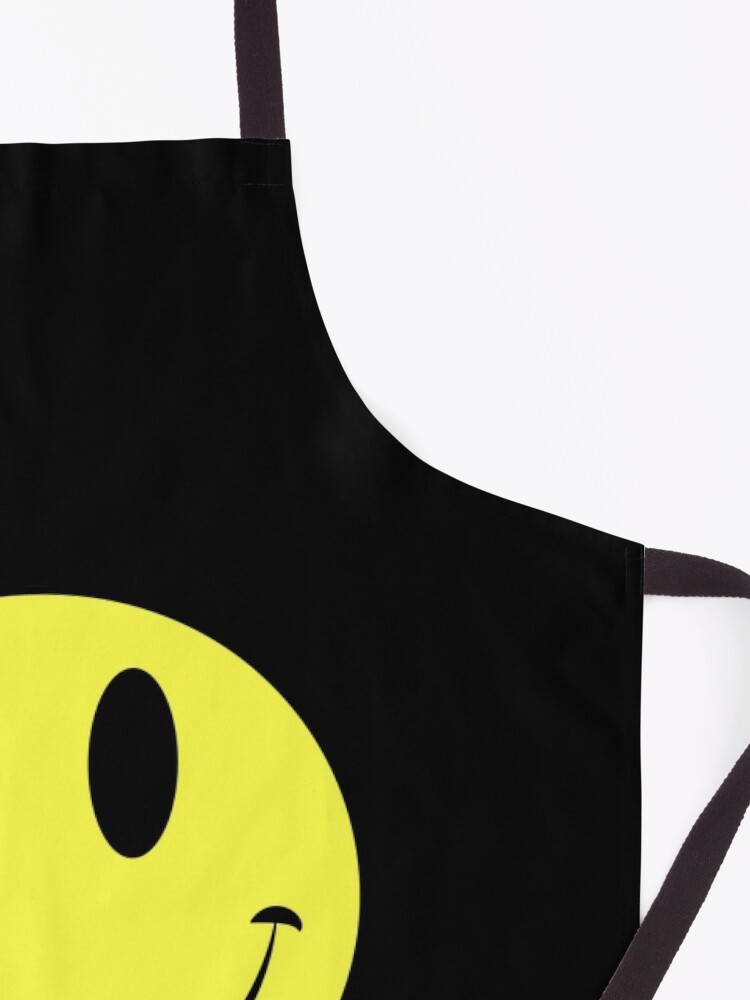 Alternate view of Classic Acid House Face Rave Culture Apron
