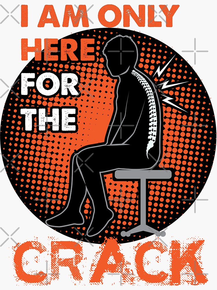 "Chiropractic Funny Chiropractor Quote" Sticker for Sale by Sandra78