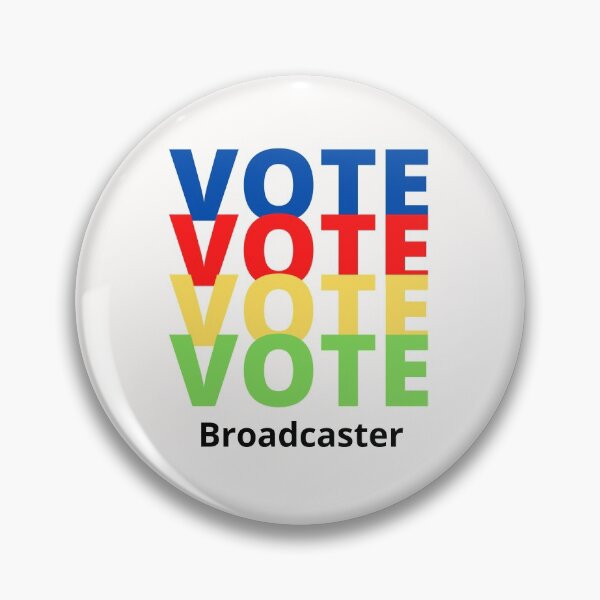 Item preview, Vote Broadcaster designed and sold by majeed10.