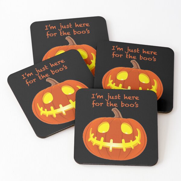 Item preview, Halloween Pumpkin just here for the boos designed and sold by A. Love.