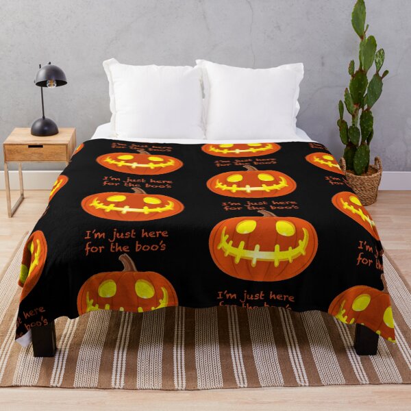Item preview, Halloween Pumpkin just here for the boos designed and sold by A. Love.