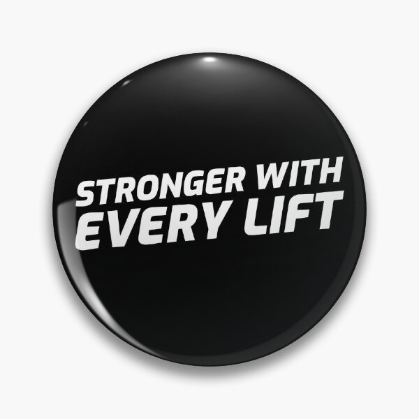 Item preview, Stronger With Every Lift designed and sold by GymMotivation.