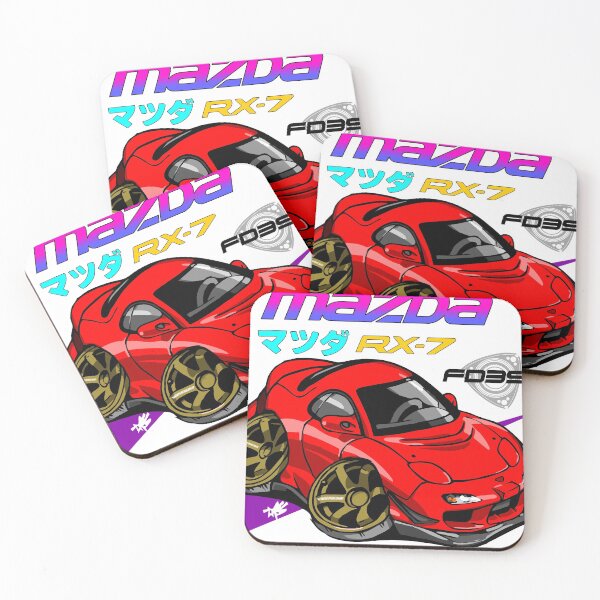 Artikelvorschau, Mazda RX7 FD3S Cartoon Art.-Nr. entworfen und verkauft von Garasi64.