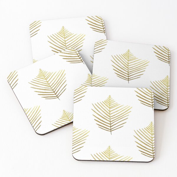 Item preview, Golden palm leaves designed and sold by Oceanwaves-06.