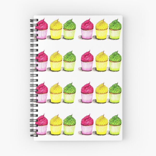 Item preview, Yummy Pink, Yellow and Green Cupcakes designed and sold by artbysarahallen.