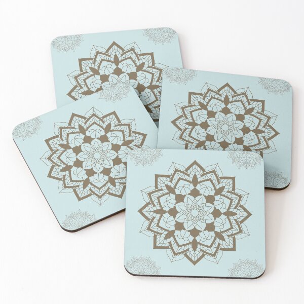 Item preview, Light Blue Bohostyle Mandala designed and sold by creative-boo.
